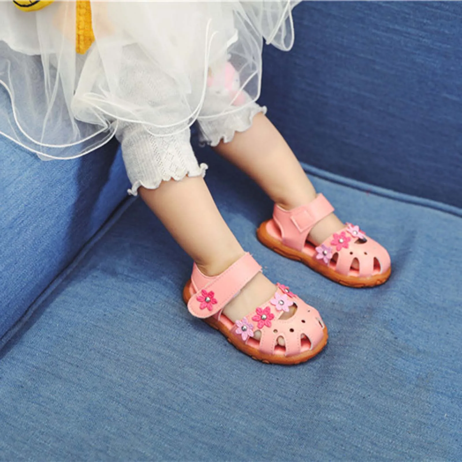 child shoes girl Kid Shoes Baby Girl Sandals 0-8T Infant Toddler Baby Kids Girls Flower Single Princess Party Shoes Sandals sandales Сандалии extra wide fit children's shoes