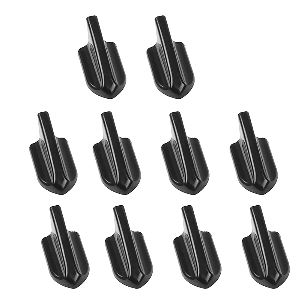 10x Shark Fin Diffuser Vortex Generator For Car SUV Rear Roof Spoiler Bumper