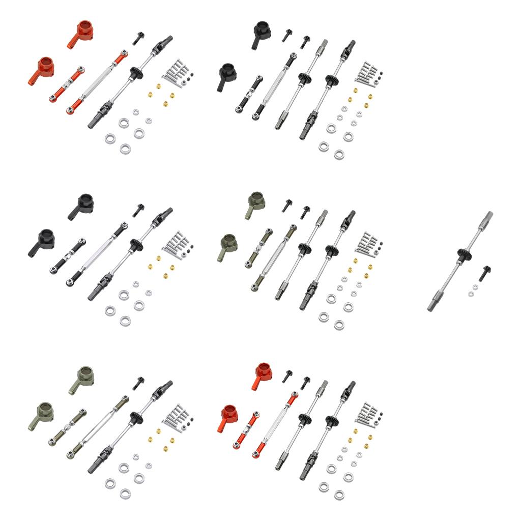 RC Car Upgrade Metal Gear Axle Kits for MN D90 MN99 1/12 Scale Monster Truck Climbing Buggy Car DIY Modified Replacement Accs