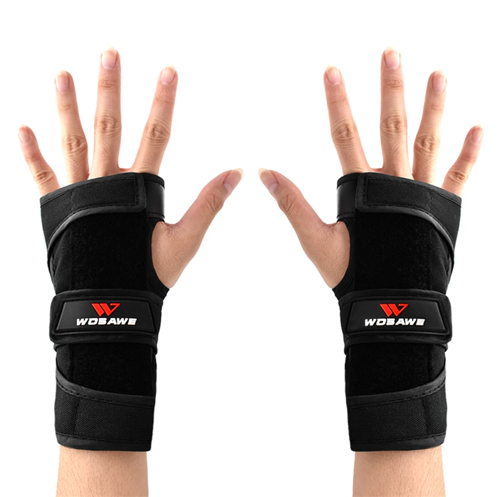 Cycle Protective Pads Snowboard Ski Protective Glove Wrist Protection Half-Finger Gloves Roller Skating Palm Guard