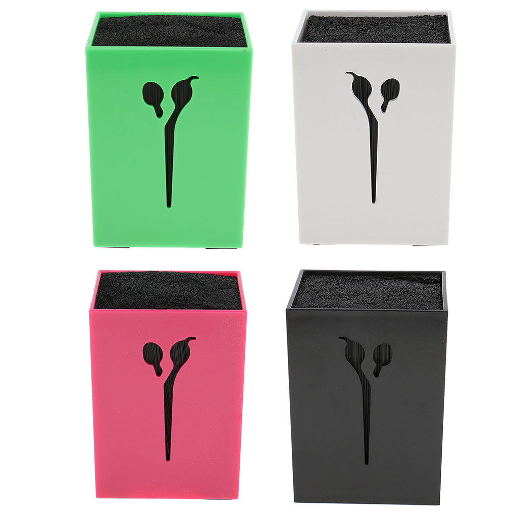 Professional Salon Hairdressing Barber Combs Clamps Scissors Holder Stand Rack Hair Styling Tool Storage Organizer Box