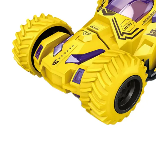 Carro de brinquedo off-road rotação de 360 graus anti-fricção aperto forte  puxar para trás brinquedo de carro para crianças