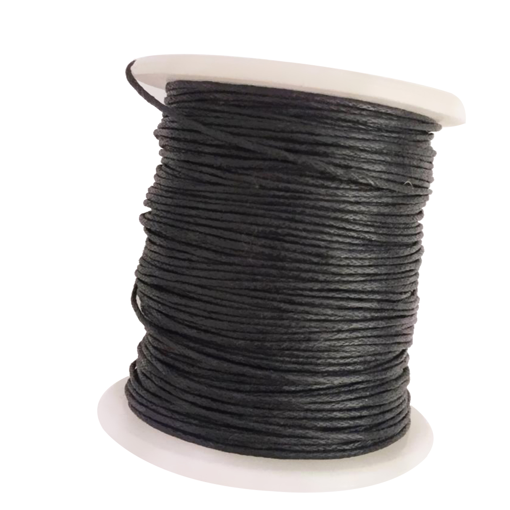 4 Rolls Cotton Thread Waxed Cord for Tassel Decor Charm Pendant