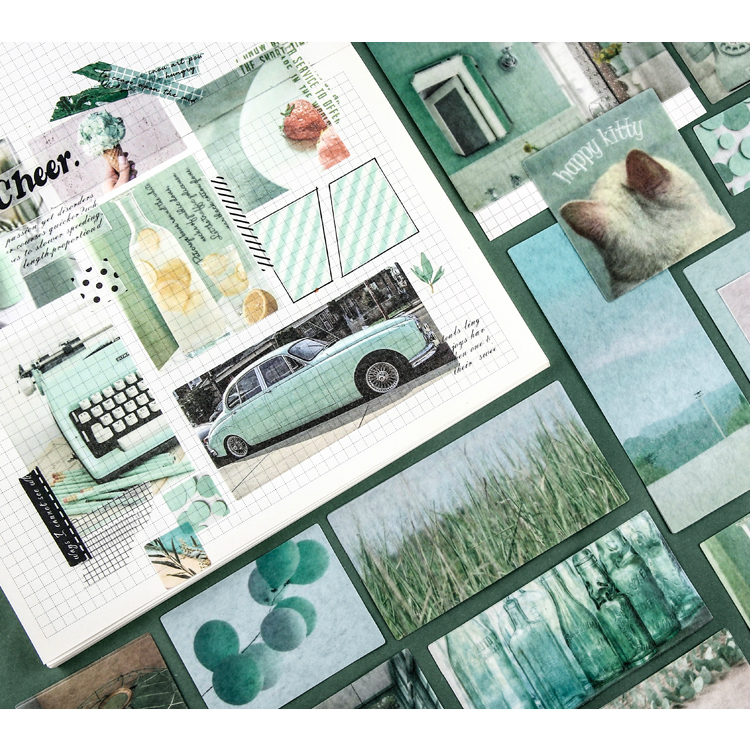 6Pcs Weekend Flowers Deco Stickers Set DIY Stationery Scrapbooking Album Styling Toy Decoration 8 Unique Design Options