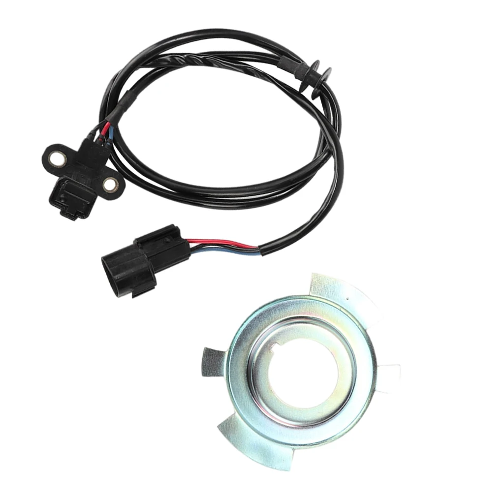 Car Crank Angle Sensor with Vane Plate MD348238 Spare Parts Easy Install