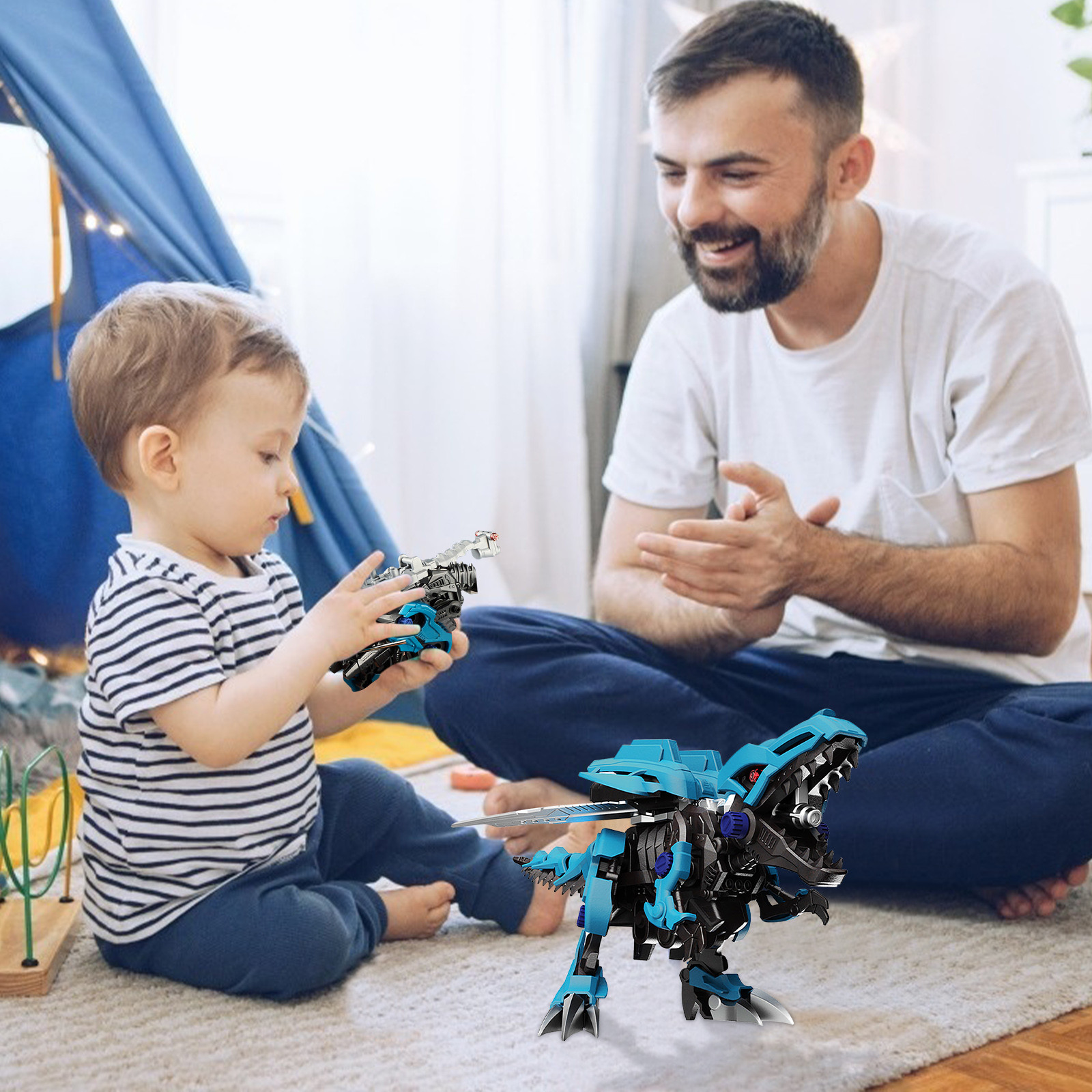 Jogo de Construção de Fósseis de Dinossauros para Crianças Blocos de Dinossauro Brinquedos para 6 + Brinquedos Criança Pensamento Criativo Educacional Caule para 6 + Kit 6 para crianças blocos de dinossauro brinquedos criança