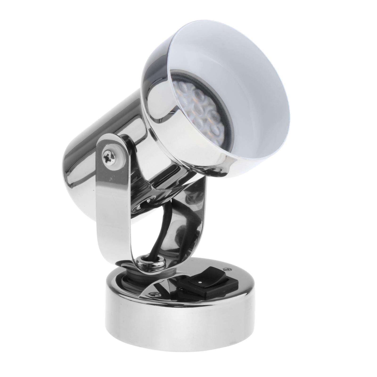 12V Marine Boat Interior LED Reading Light 3W RV Boat Camper Warm White Wall Lamp