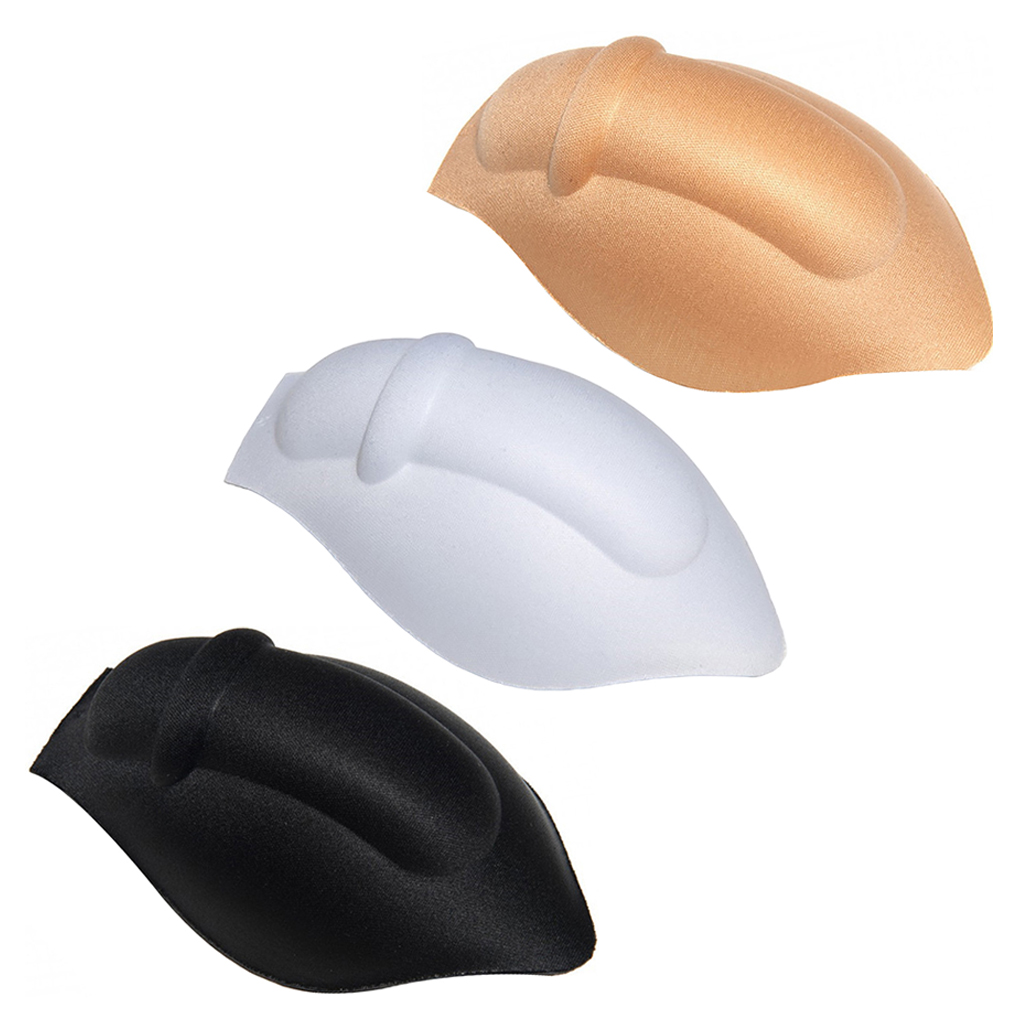 Men Enlarge  Pouch Pads, Sexy Swim Trunk Safety Sponge Mats Inside Swim Brief Shorts Underwear Coasters