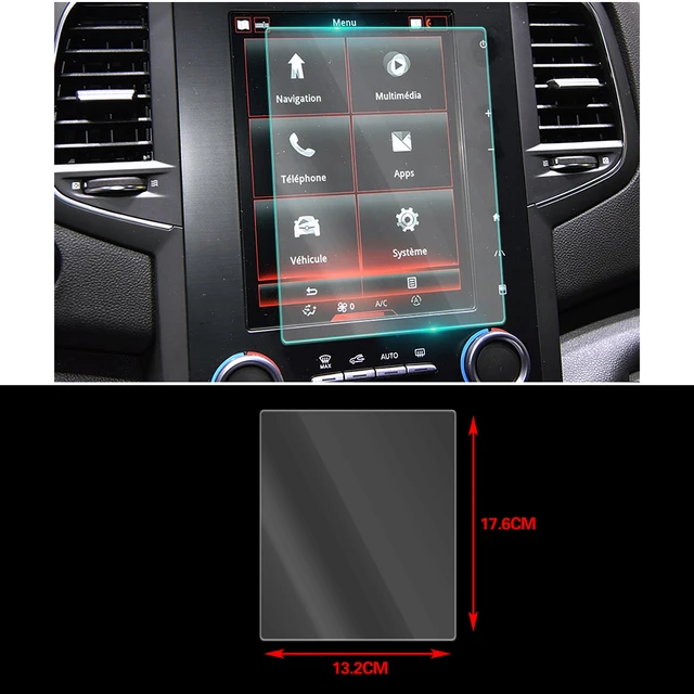 Tempered Glass Protector Film For Renault Espace 2016-2021 Car GPS  Navigation Screen