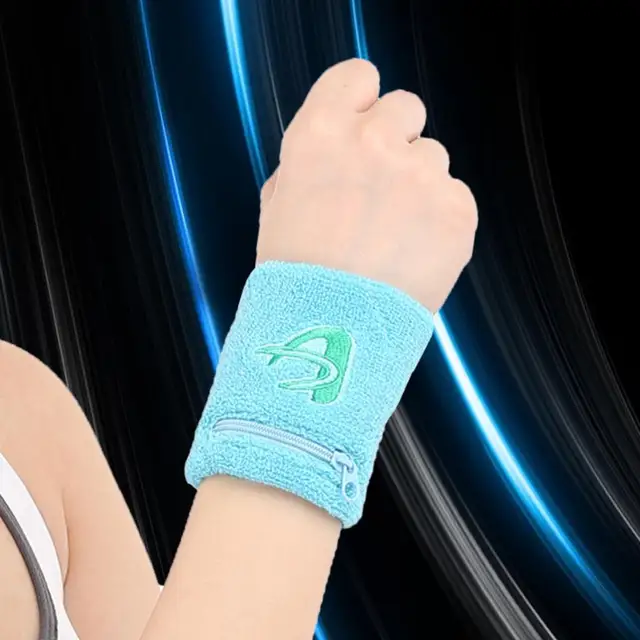 Portefeuille de poignet Poche de poche de poche de fermeture éclair pour  femmes hommes, bracelet de sport universel Sweatbands Support de téléphone  portable pour l'entraînement d'exercice