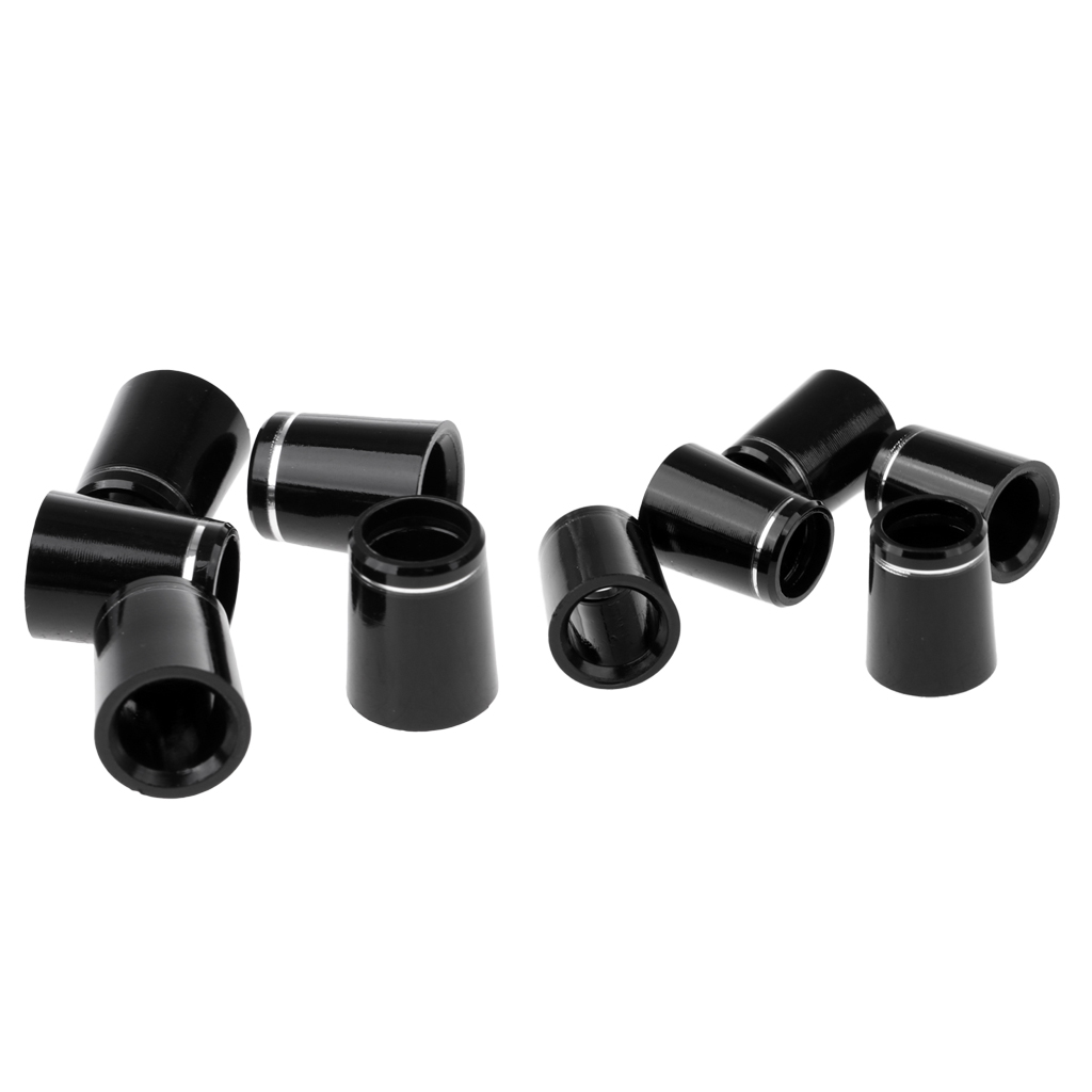 Bulk 10 Golf Club Ferrules Replacement & Silver  for .370 Iron Shaft