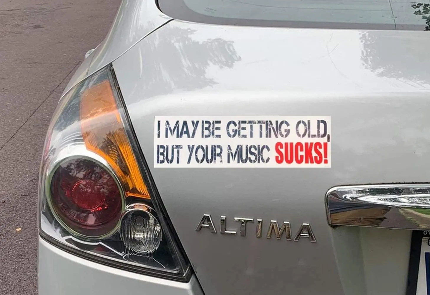 AM I GETTING OLD OR DOES TODAY'S MUSIC SUCK DECAL STICKER ART CAR WALL 