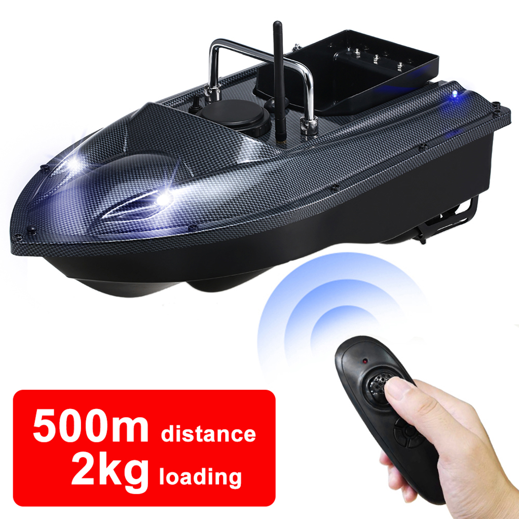 Remote Control Fishing Bait Boat Fish Finder 1.5kg Loaded 500m Remote Diatance Watercraft Toy Gifts for Fishing Enthusiasts