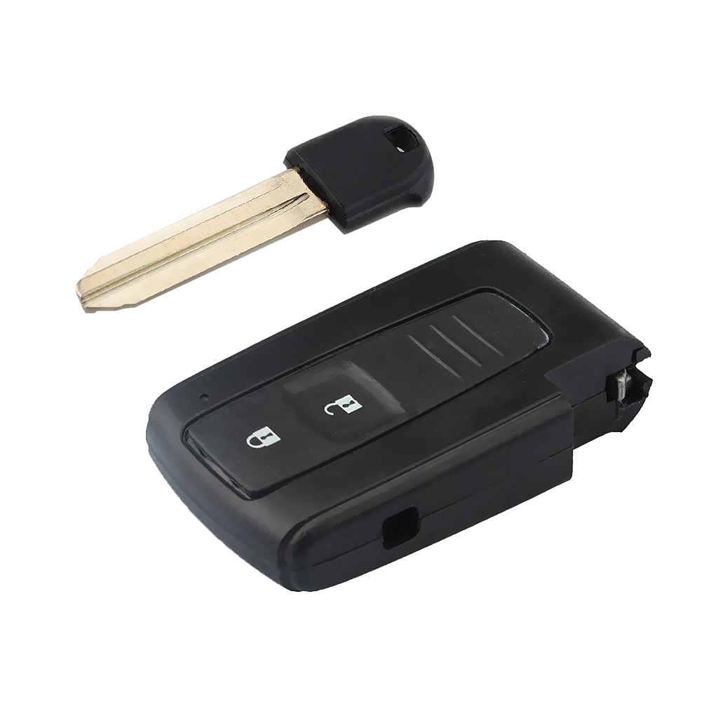2-Button Remote Smart Key Fob Case with Uncut Blank for Toyota Prius 2004-2009 the ultimate protection against scratches