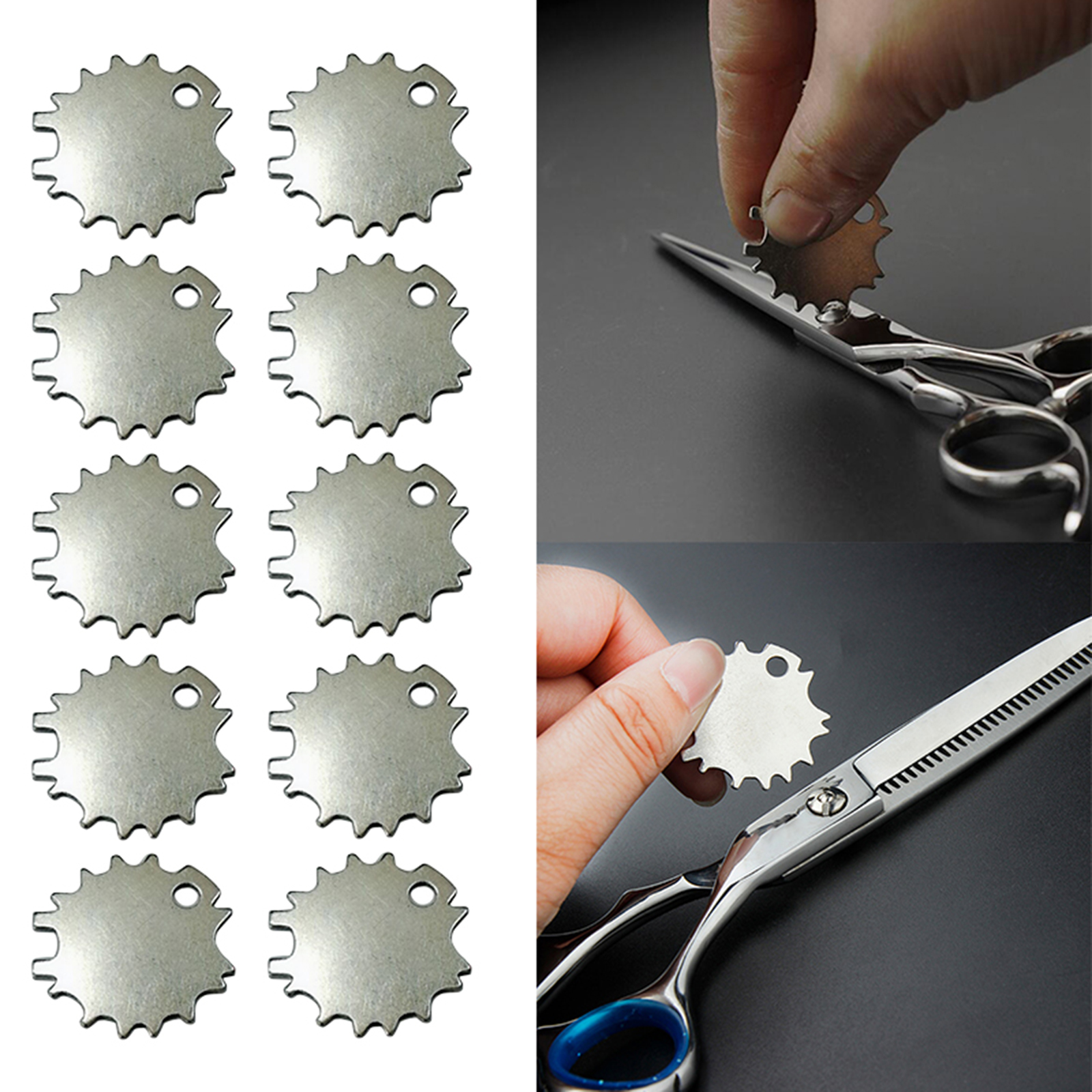 10pcs Hair Cutting Shear & Scissor Adjustment Tool for Hair Scissors Adjust Key Tighten the Screws Tools