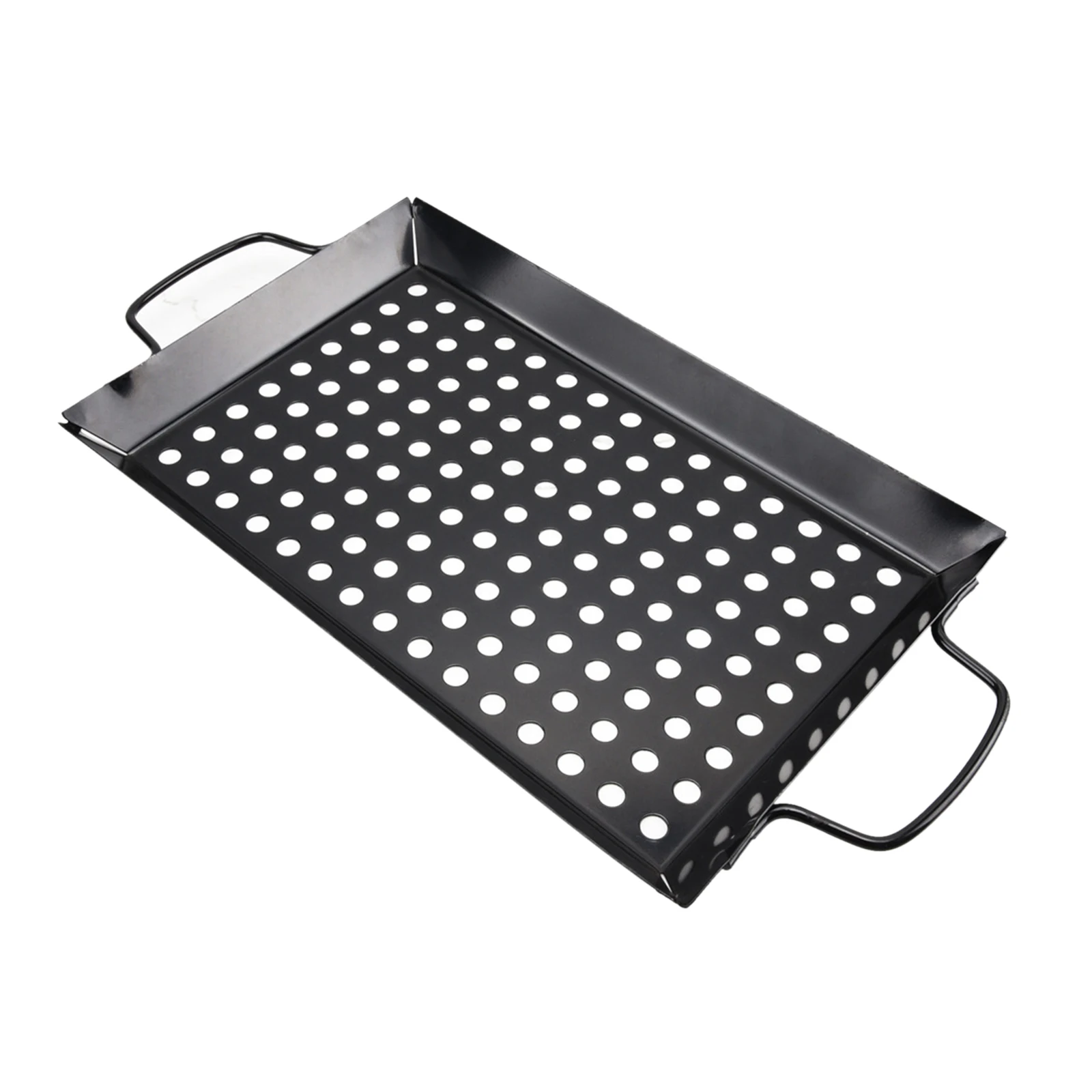 BBQ Grilling Pans Tray Oven Baking Camping Barbecue Utensils Grill Basket