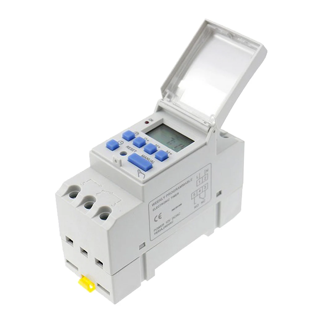 Digital Electronic Timer Switch Relay Control 220V Manual Electric Programmable Power point Weekly 7 Days