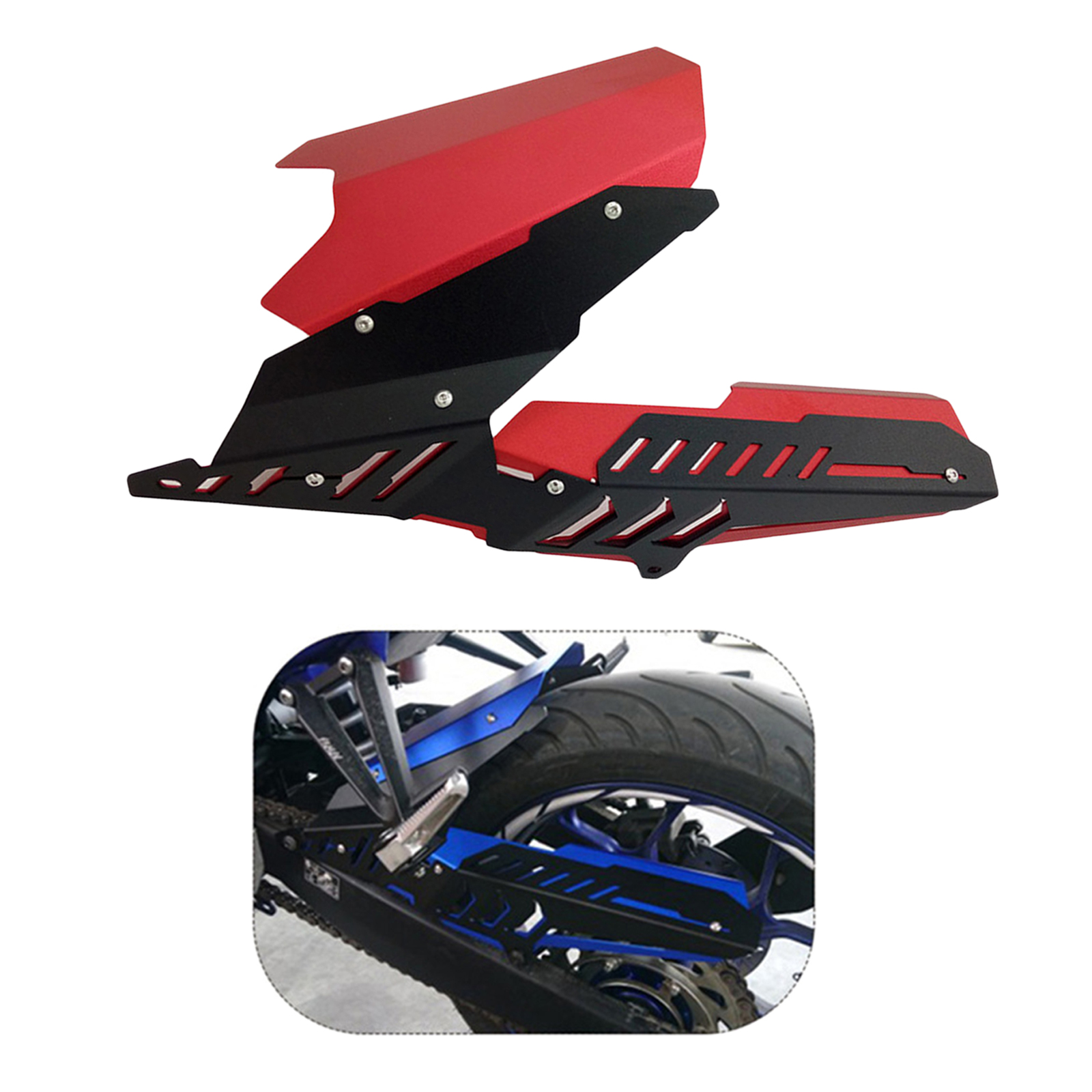 CNC Aluminium Alloy Rear  Mudguard Chain Guard Cover for YAMAHA MT03 R3 R25 2013-2020
