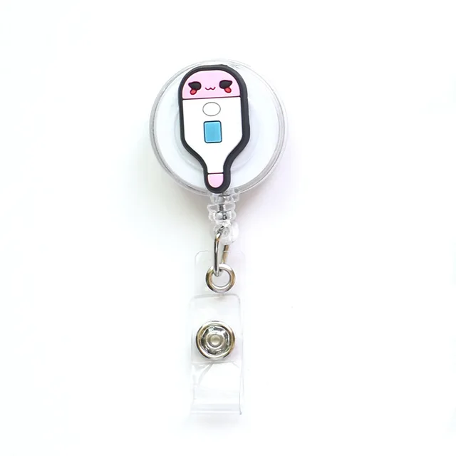 Cute ID Badge Holder Set with Retractable Badge Reel, Lanyard & Heavy Duty  Clip - Perfect for Work, Nurse, Teacher, Cruise Ship Cards & More!