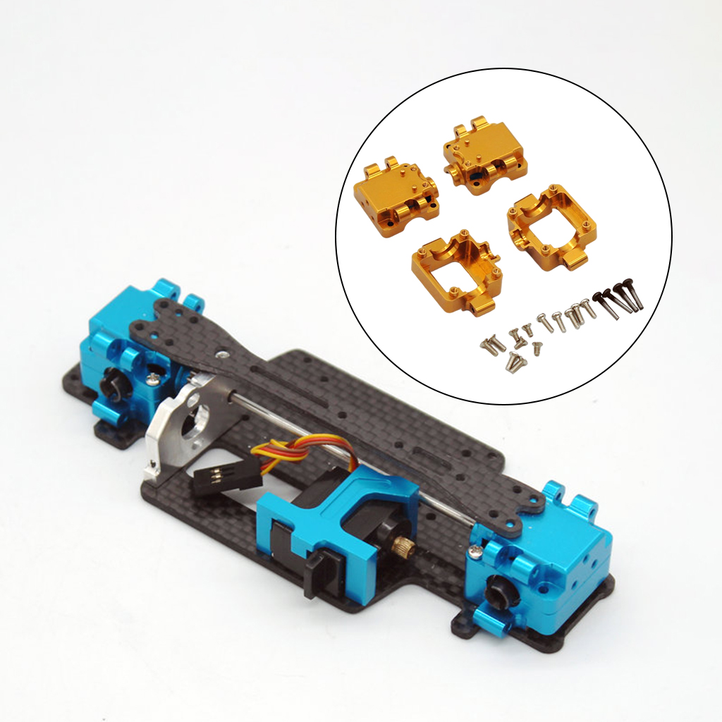 2Pcs RC Gearboxes, Aluminium Alloy Gear Box RC Upgrade Parts Accessory for WLtoys 1/28 K969 K989 P929 Car