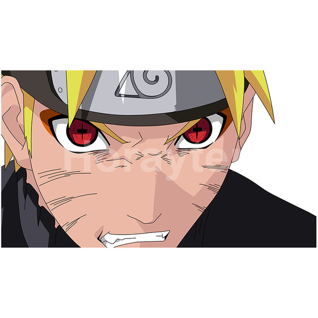 STMCH262 Sarada Uchiha Naruto Peeking anime sticker Car Decal Windo