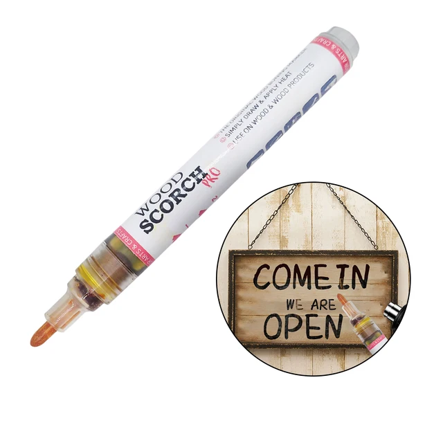 Creative Scorch Wood Burned Marker Practical Chemical Wood-burning