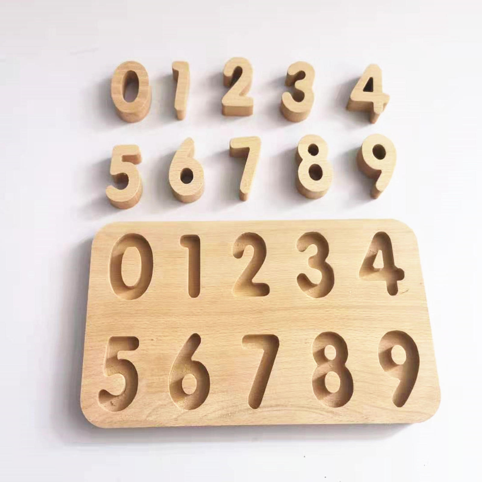 0-9 Digital Alphabet Jigsaw Boards Preschool Matching Games for Children