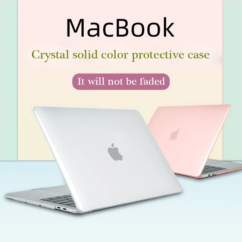 laptop fan cooling pad Ultra-thin Protective Case for Macbook Air 13 Case A1932 A2179 A2337 Clear Cover for Macbook Case 13.3 Colorful Apple Laptop ladies laptop bag