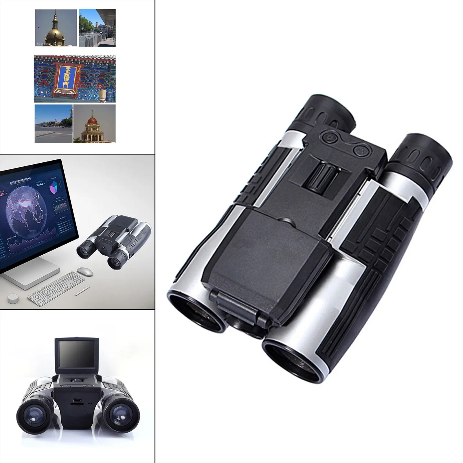Telescope Screen Video Photograph Photo HD Imaging Binocular for Travel Outdoor Work