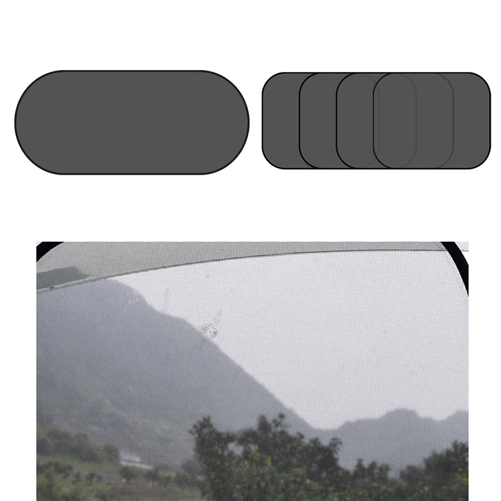 Car Sunshade Foldable Durable Protection Keeps Cool Sun Shield Fit for Vehicle Truck