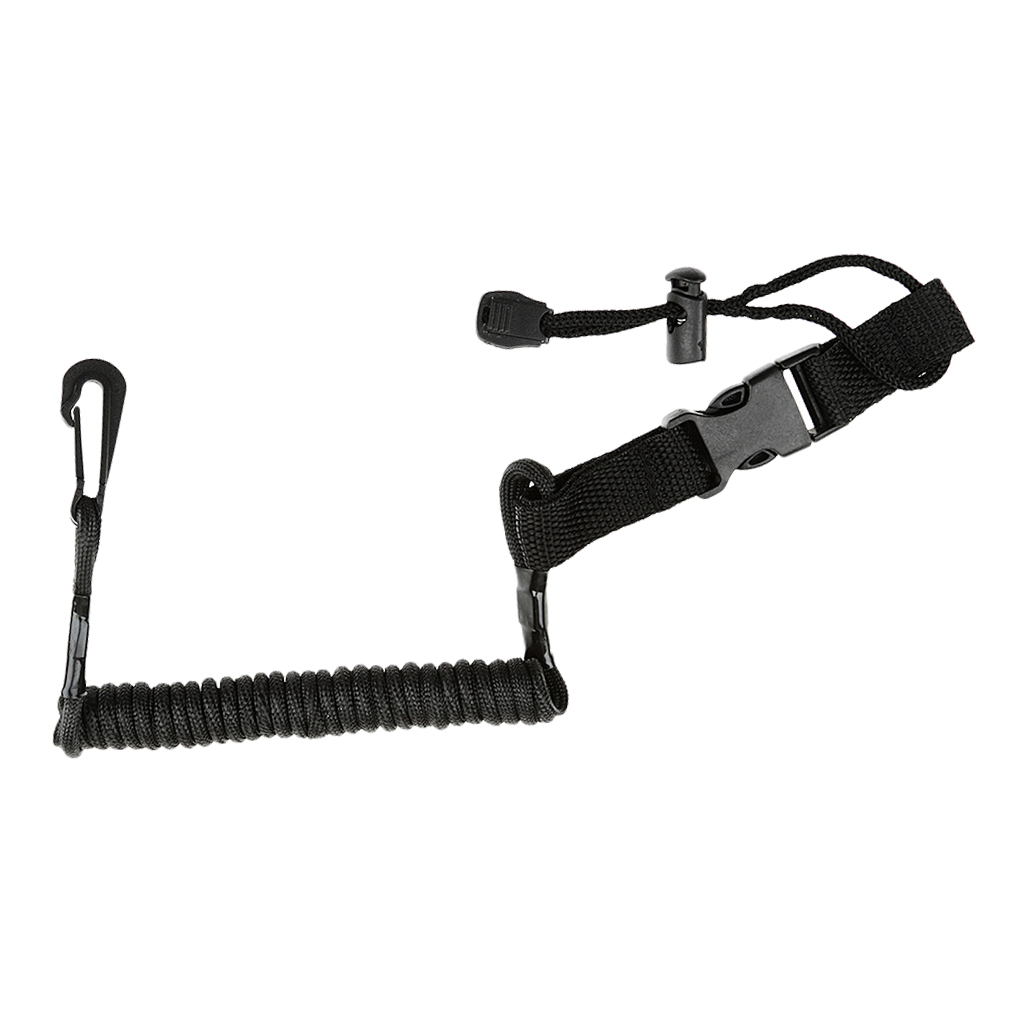 Safety Paddle Rod Leash Bungee Tether For Kayak Canoe Inflatable Dinghy Rib