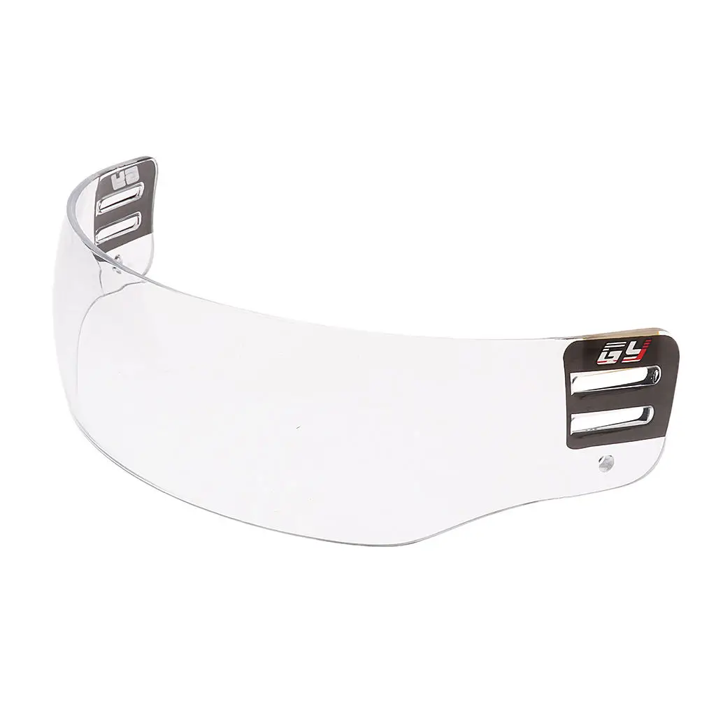 CE Certificated Anti-fog Vent Anti-scratch Coating Ice Hockey Visor Face Shield Protective Gear Clear View