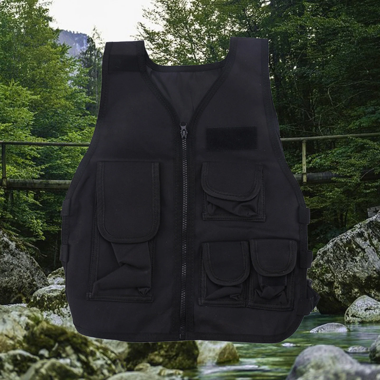 Breathable Children Tactical Vest Adjustable Waistcoat Gilet for Boys Girls