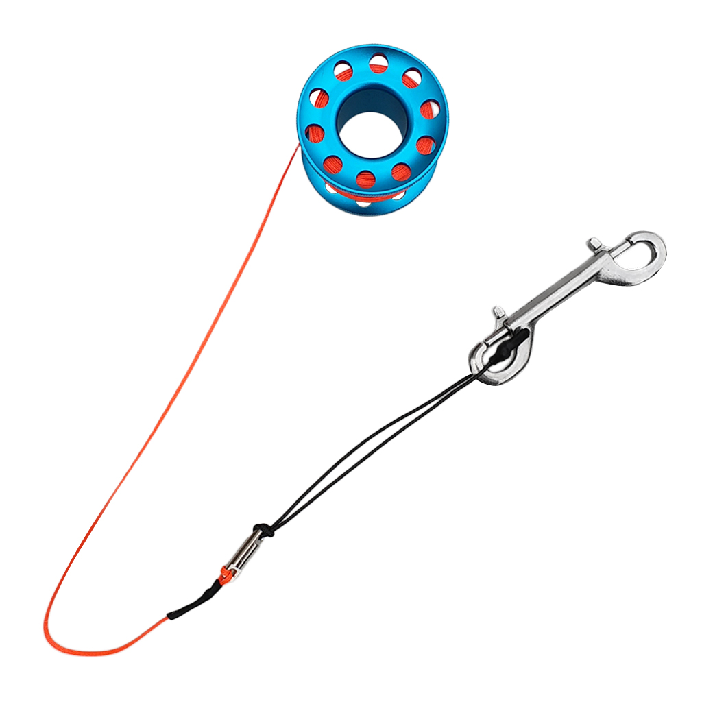 Scuba Diving Reel Spool for Underwater Diver Snorkeling Ultralight Portable & Durable Scuba Diving Finger Spool