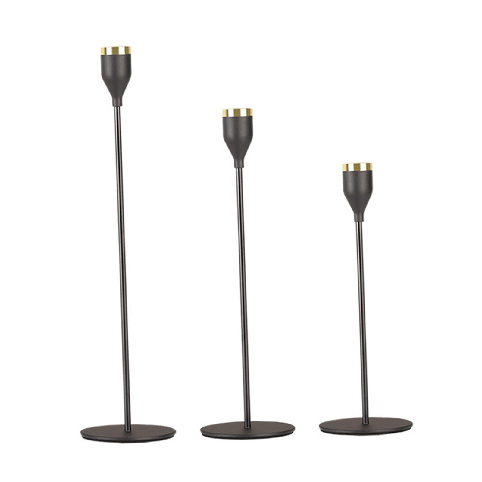 Metal Candle Holder Candlestick Tabletop Taper Candle Stand Wedding Decoration Candelabra Home Decor Table Candelabrum