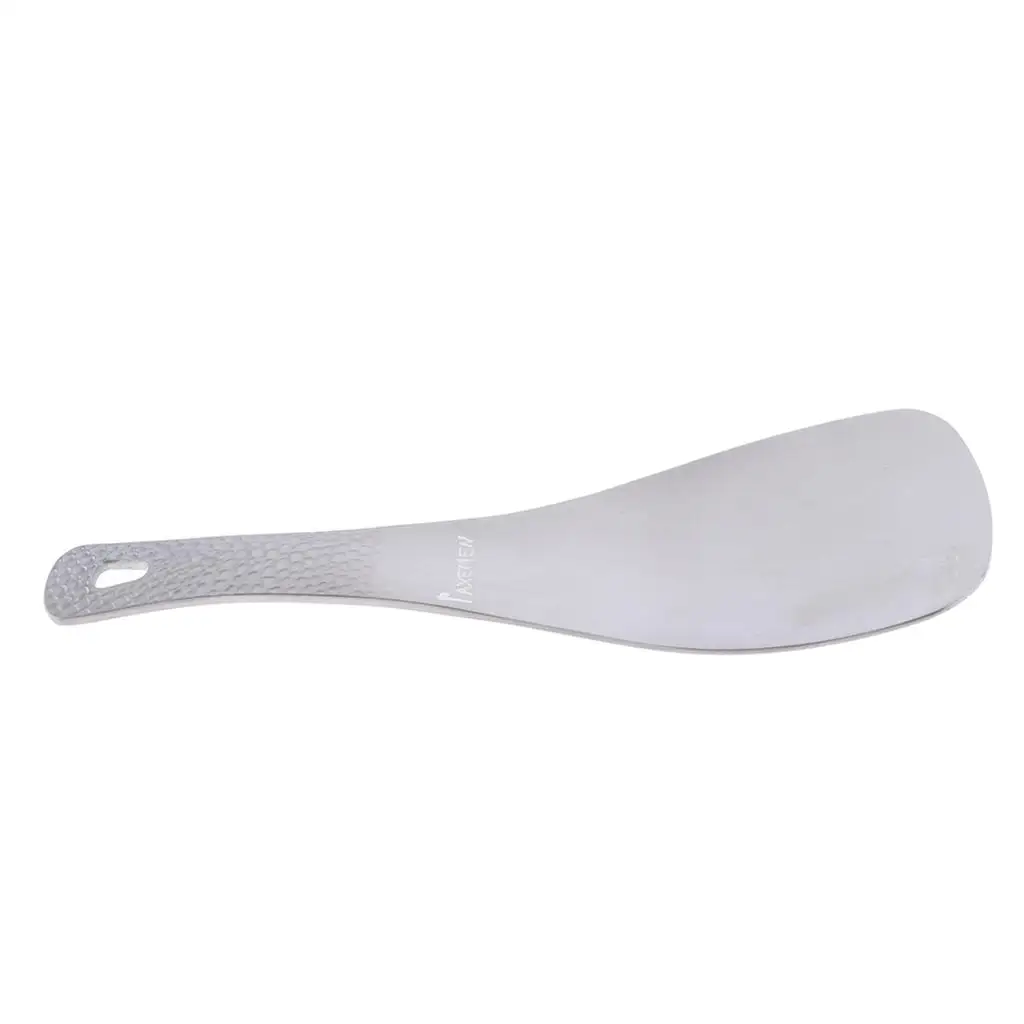 Outdoor Titanium Rice Spoon Cooking Shovel Flat Home Kitchen  Paddle