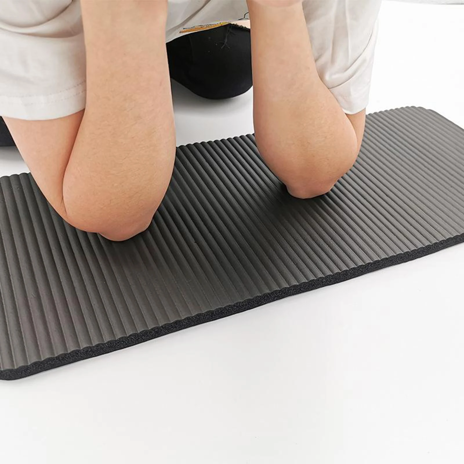 Yoga Knee Pad Cushion Anti-Slip Thick Exercise Travel Fitness Mat Mat Floor P5J9 