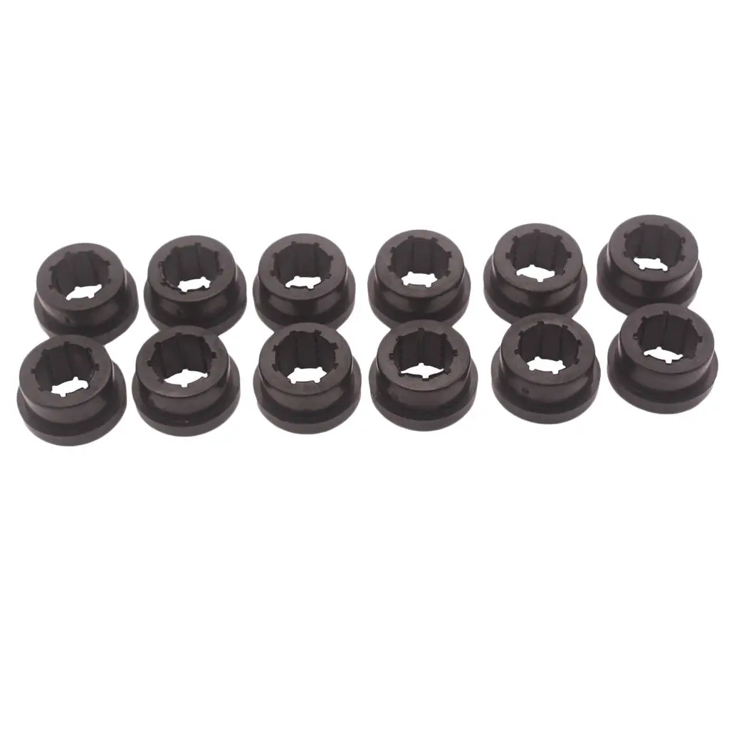 12x Black Bushings For Skunk2 EG EK DC Lower Control Arm & Rear Camber Kit