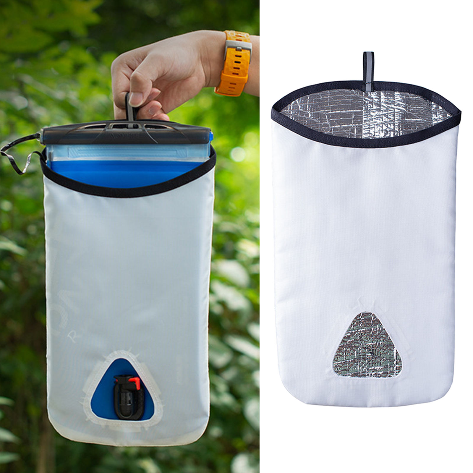 Portable Hydration Bladder Cooler Bag Protective fit 1-2L Water Reservoir Hiking Outdoor Sports Running Kayaking Trekking