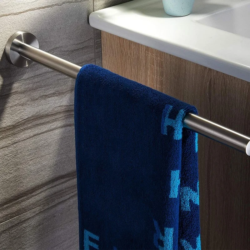 Towel Holder Water-Proof Moisture-Proof Single Arm  Rack Durable Wall Mounted Paper Roll  Home Bathroom Accessories