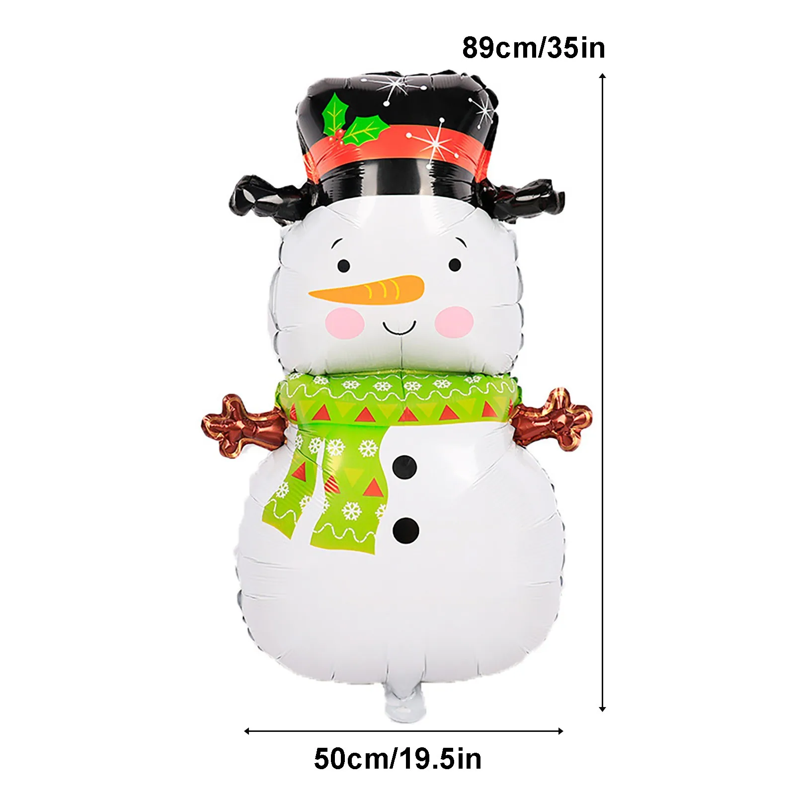 28 Inch Snowman Shaped Foil Christmas Balloon CX6 