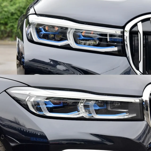 BMW 7,g11,g12,730i,740,750lモデル (2019-2021) 用のヘッドランプ,透明なハウジングを備えたタッチガラス  AliExpress