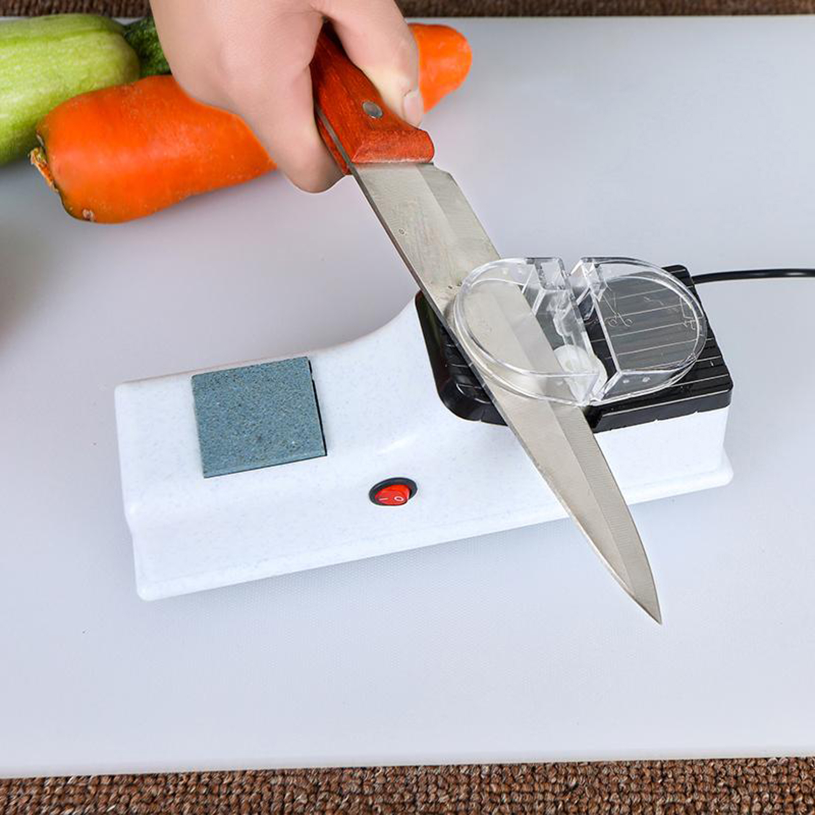 Electric Knife Sharpener Professional Kitchen Knives Sharpening System Tools
