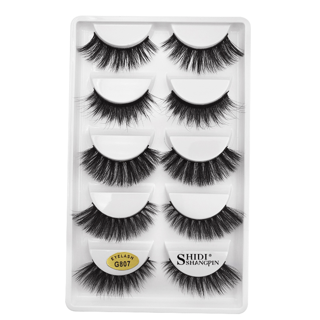 5 Pairs Lashes Handmade False Eyelashes Professional Fake Eyelashes,Very Natural