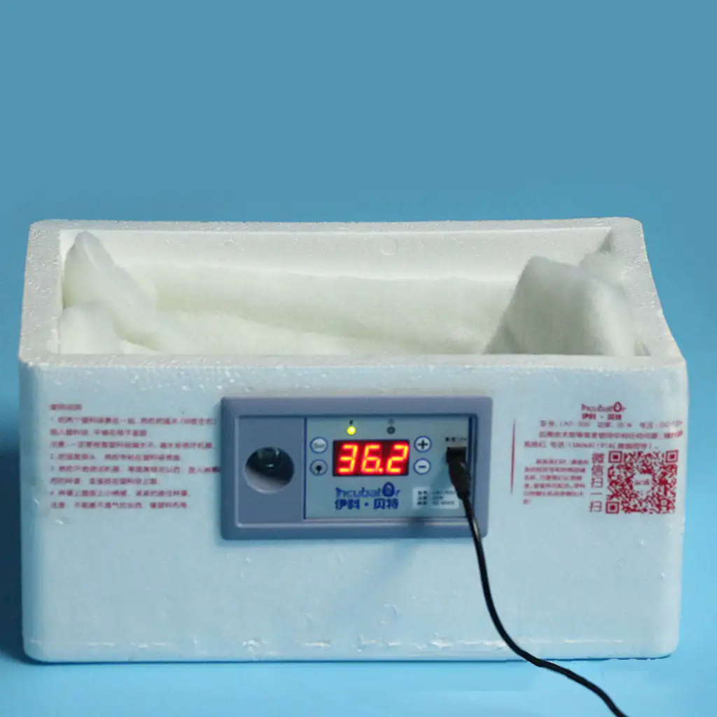 Bionic Water Bed Incubator Automatic Temperature Control Small with Egg Candling Light Hatcher Machine