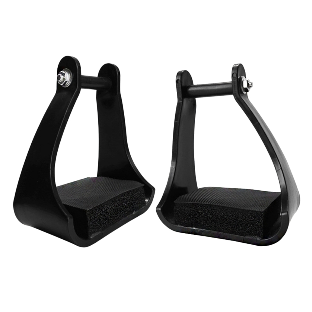 Western Saddle Stirrups Western Steel Riding Stirrups with Bands
