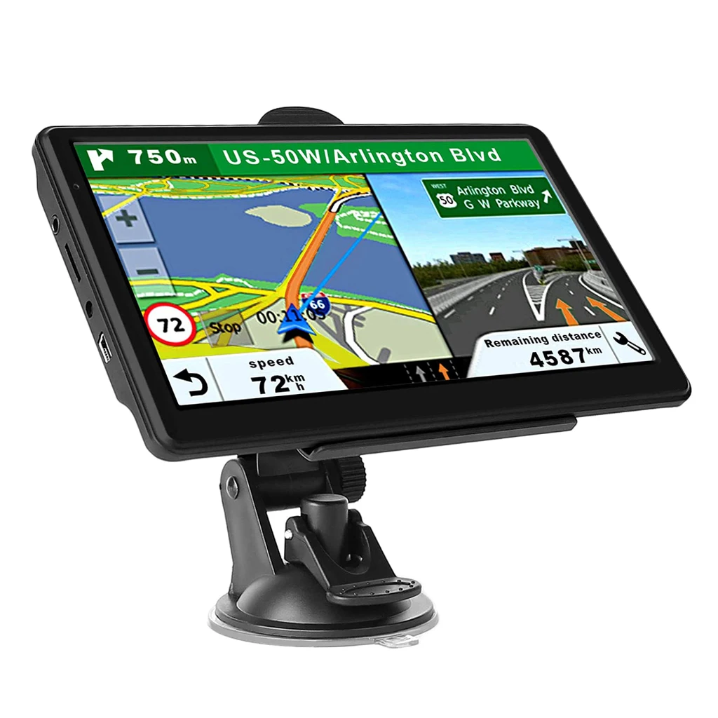 7" Car 8GB GPS PKW LKW Truck Auto Navi Navigationsgerät Navigation MP3 MP4 FM 