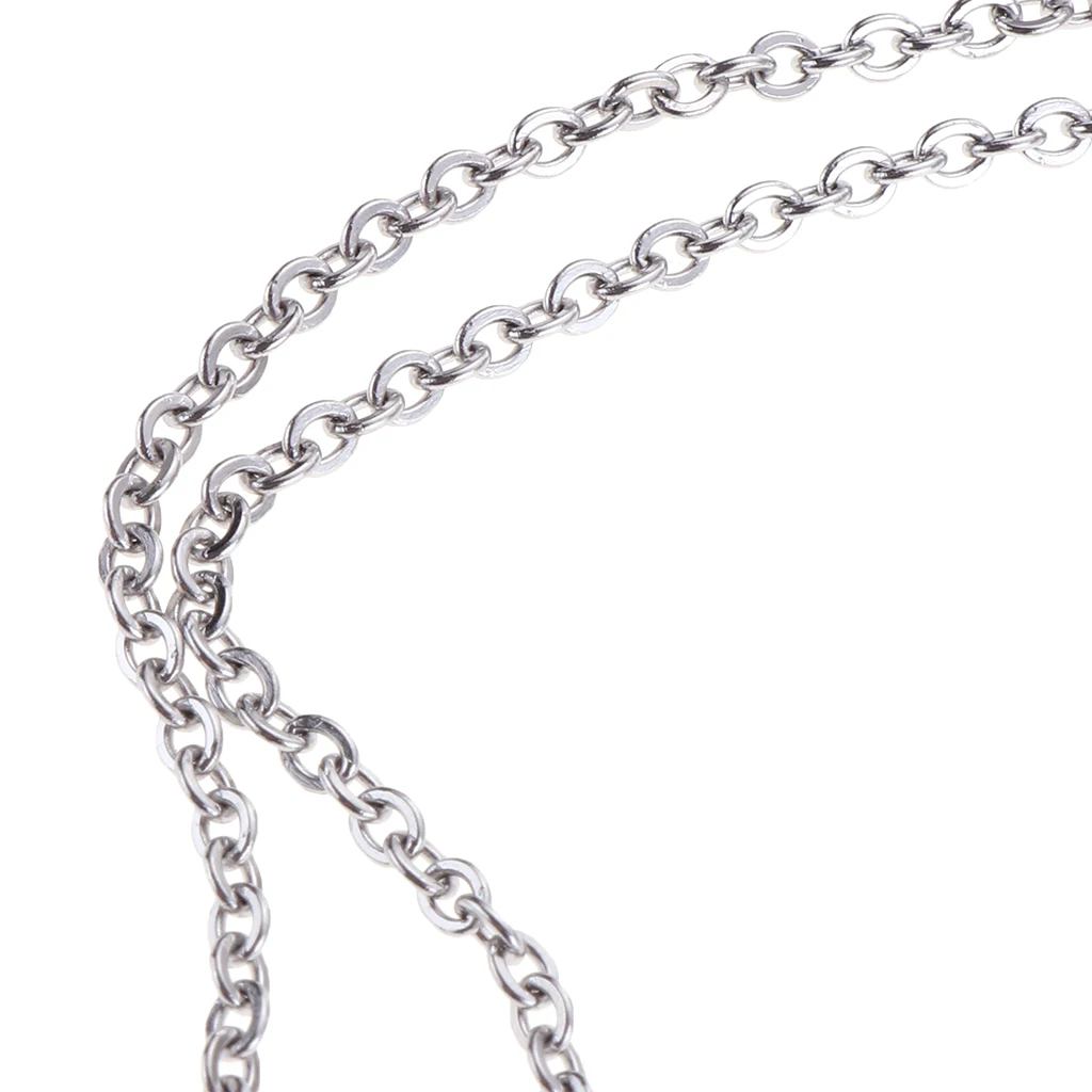 13yd 2mm Stainless Steel Chain Beading Crafts Necklace Bracelet Keychain