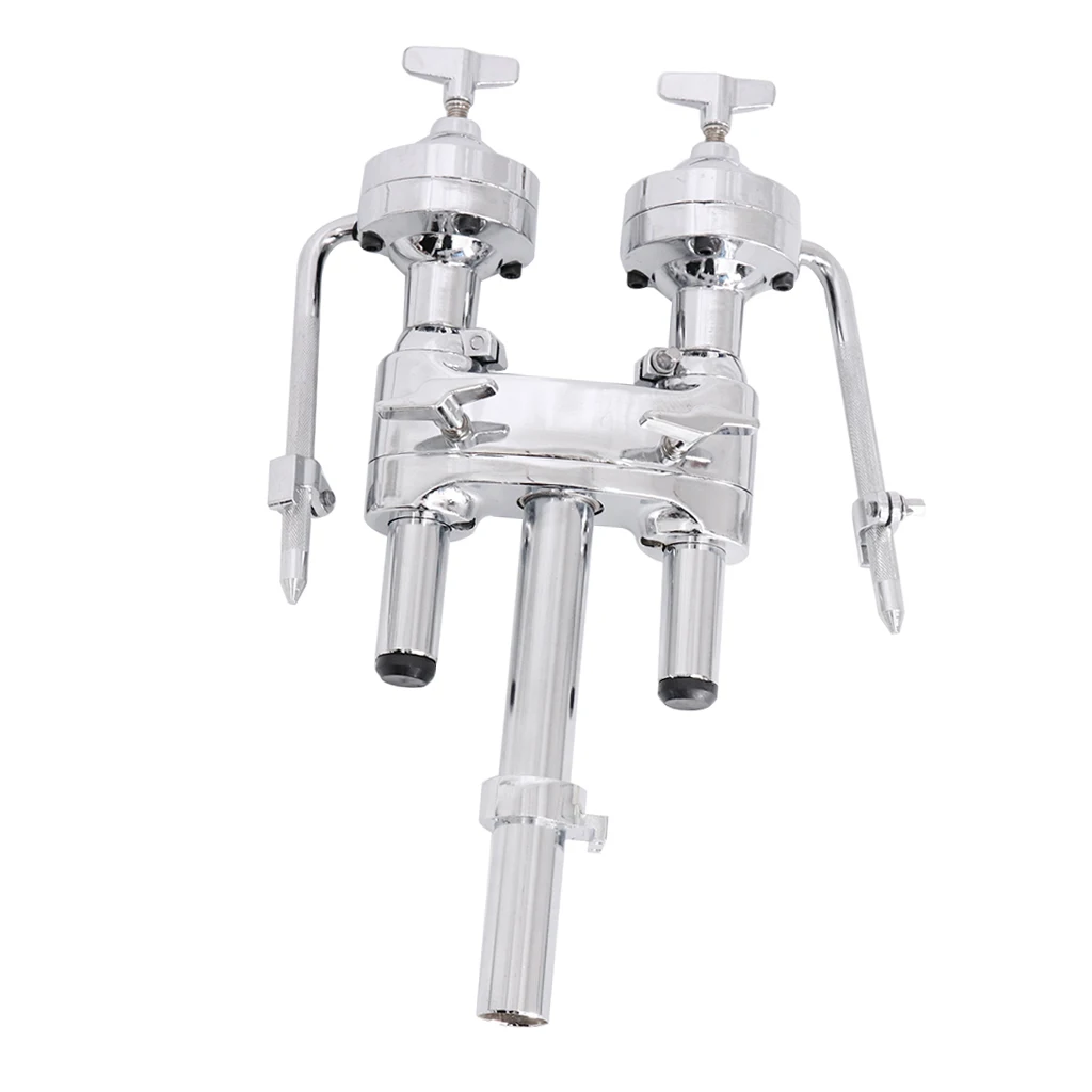 Zinc Alloy Double Tom Holder Stand Bracket for Bass Drum Parts Accessories