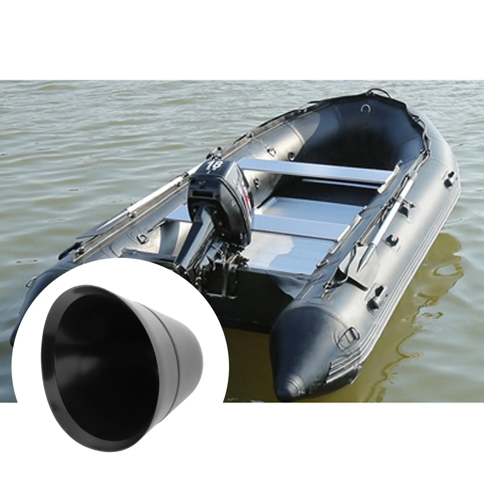 Boat Head Protector Anti-Collision Crashproof Head Prevent Impact for Yacht Kayak Rubber Dinghy Inflatable Canoe, 90 Degrees